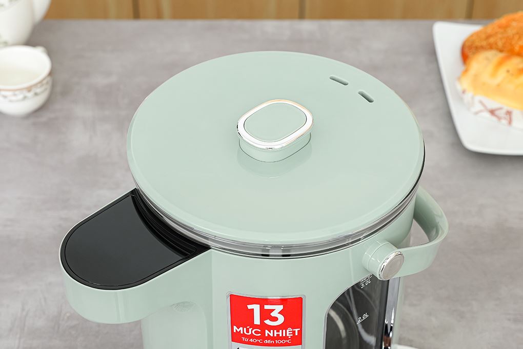 Bình thủy điện Sunhouse SHD1445 3 lít Màu Xanh ngọc