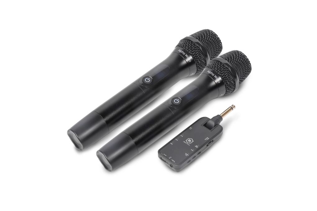 Cặp micro không dây Alpha Works D2 Màu Đen