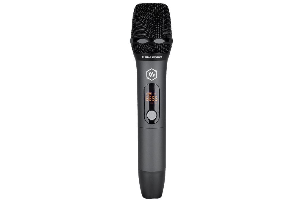 Cặp micro không dây Alpha Works AW-A6 Màu Đen