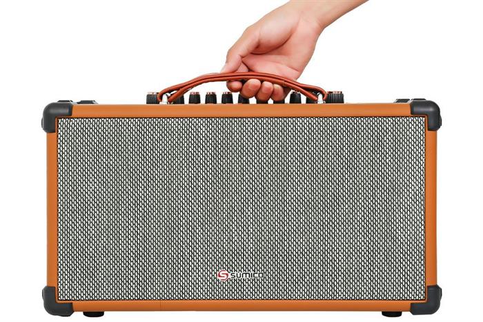 Loa karaoke xách tay Sumico BT-S52 100W Màu Nâu