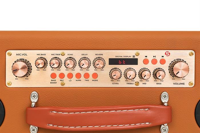 Loa karaoke xách tay Sumico BT-S52 100W Màu Nâu