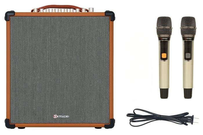 Loa karaoke xách tay Sumico MSP10A 100W Màu Nâu