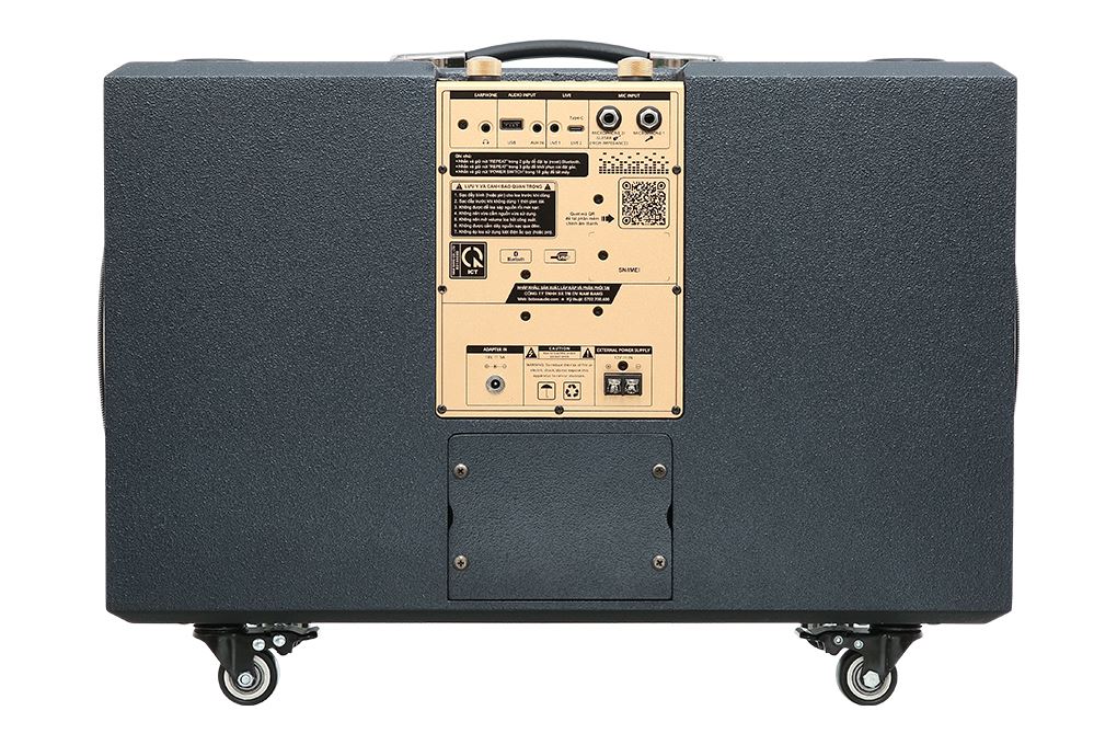 Loa karaoke xách tay BOBOS BM-348XT 1200W Màu Đen - Xám