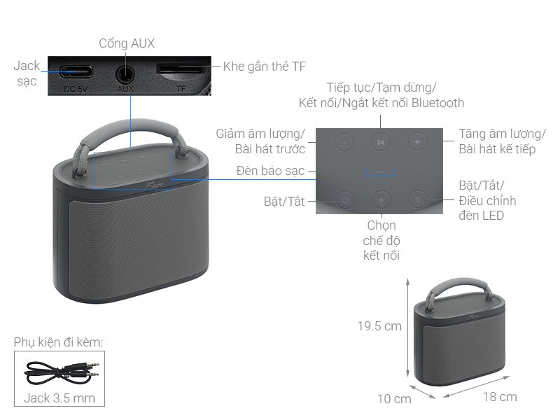 Loa Bluetooth Rezo Killburn 1