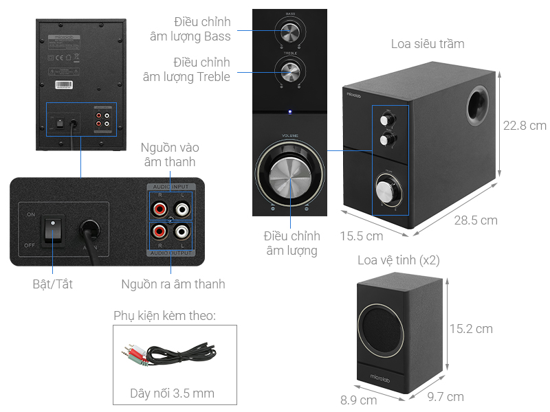 Loa vi tính Microlab M223