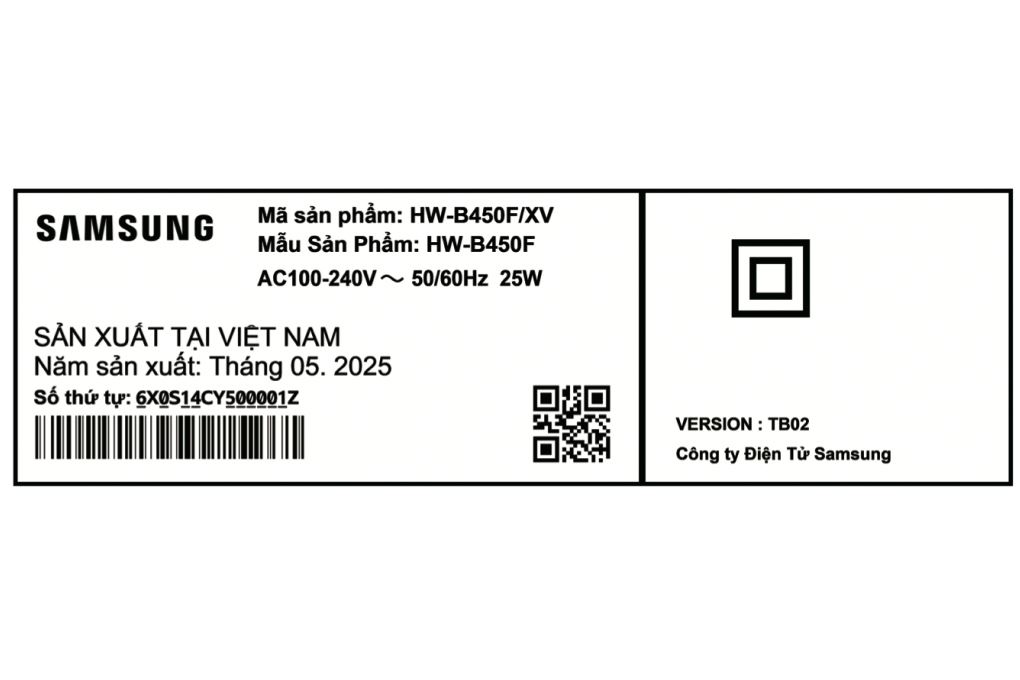 Bộ loa thanh Samsung HW-B450F/XV 300W - 9