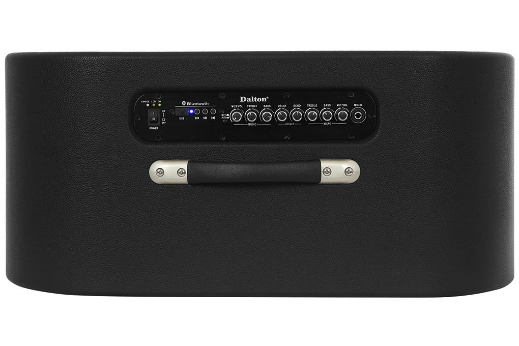 Loa karaoke xách tay Dalton K225C 900W Màu Đen