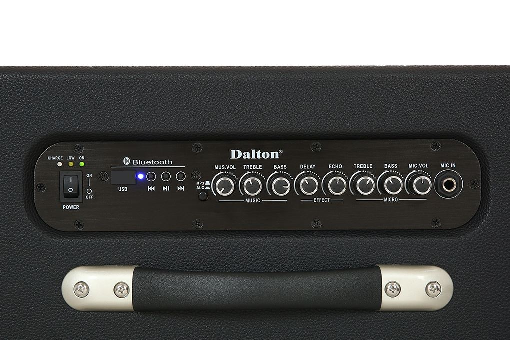 Loa karaoke xách tay Dalton K225C 900W Màu Đen