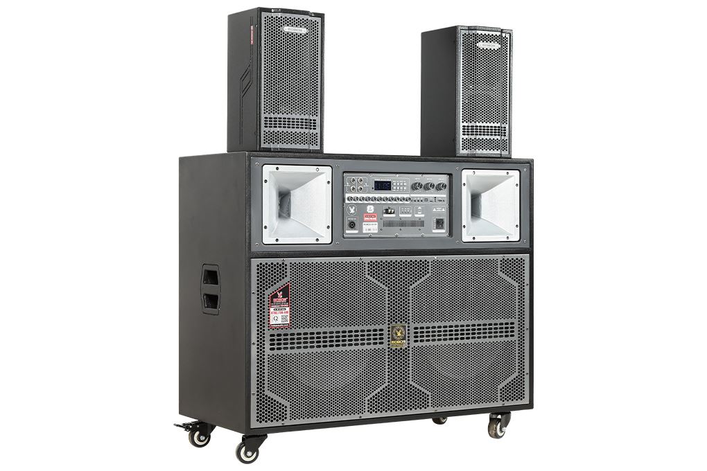 Loa kéo karaoke BOBOS BS-989 2500W Màu Đen