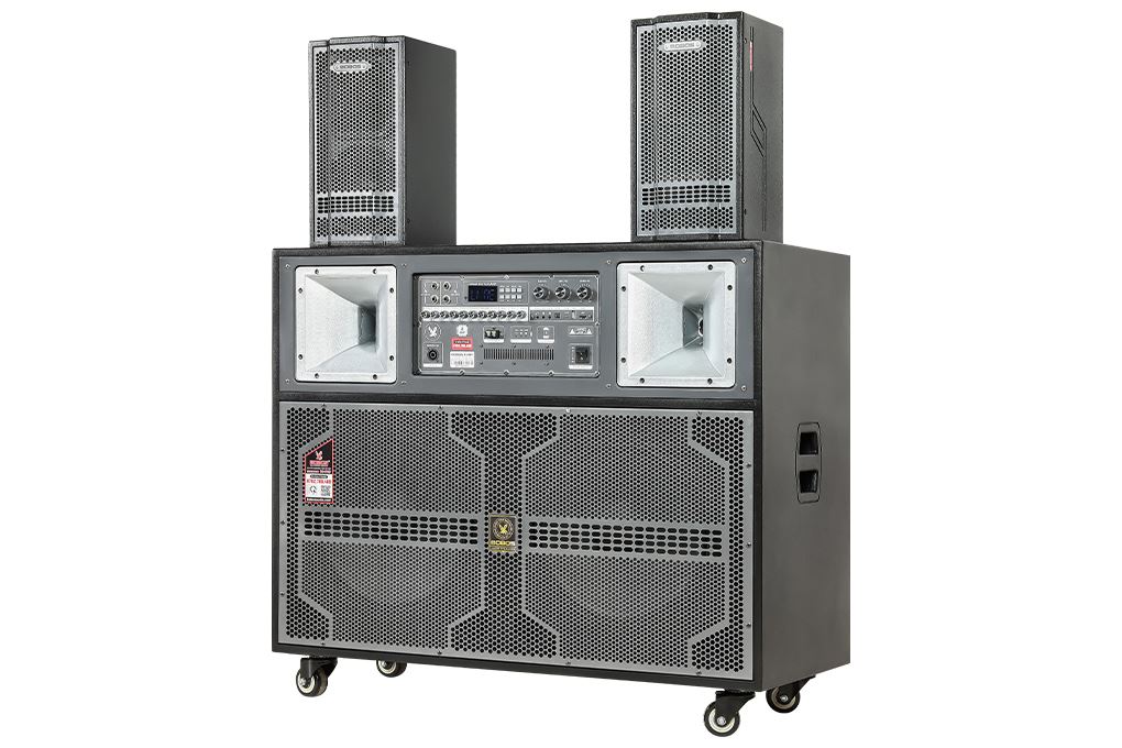 Loa kéo karaoke BOBOS BS-989 2500W Màu Đen