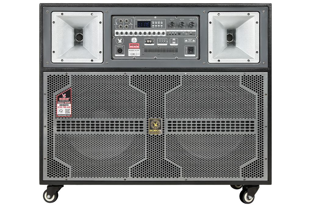 Loa kéo karaoke BOBOS BS-989 2500W Màu Đen