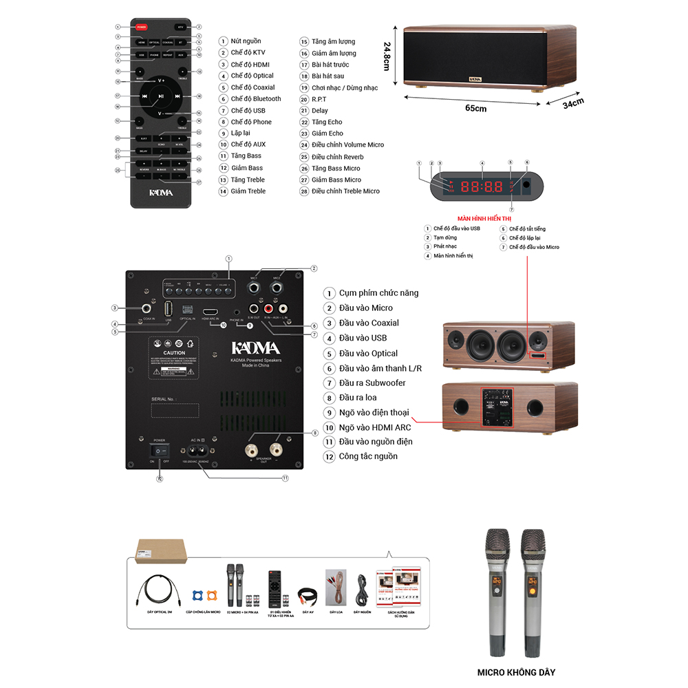 Loa Bluetooth KADMA KM-BS63