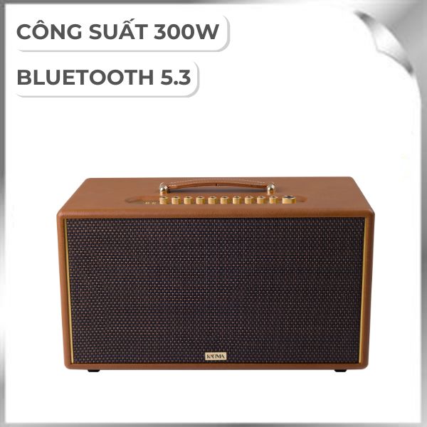 Loa Bluetooth KADMA KM-KS68 - Nâu