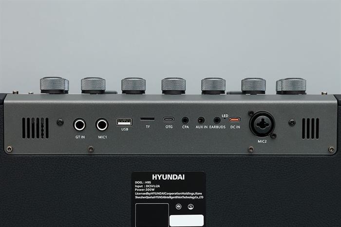 Loa Bluetooth karaoke Hyundai H9S 300W Màu Đen