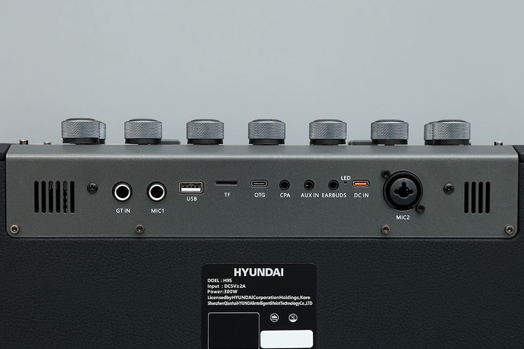 Loa Bluetooth karaoke Hyundai H9S 300W Màu Đen