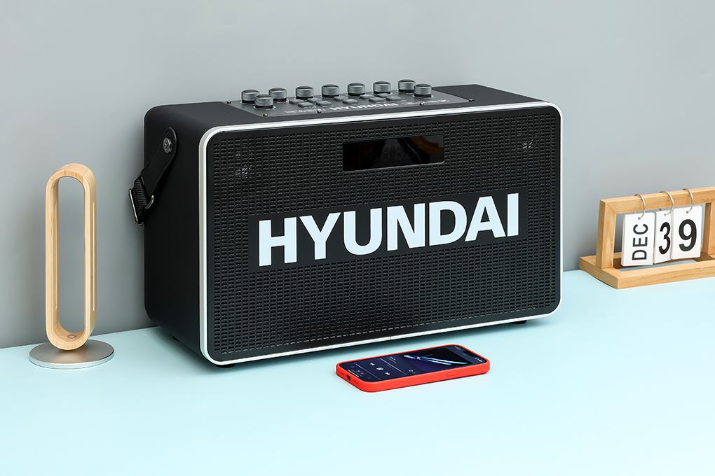 Loa Bluetooth karaoke Hyundai H9S 300W Màu Đen