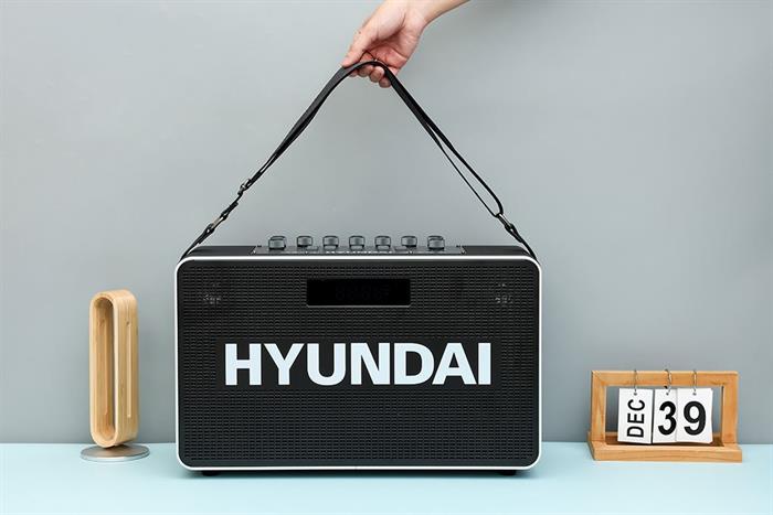 Loa Bluetooth karaoke Hyundai H9S 300W Màu Đen