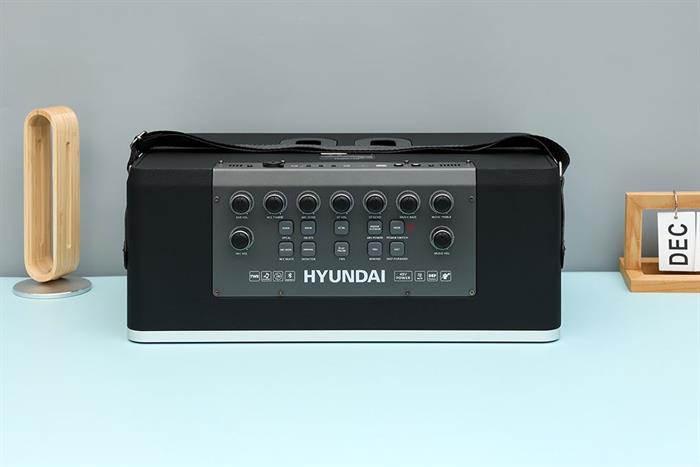 Loa Bluetooth karaoke Hyundai H9S 300W Màu Đen
