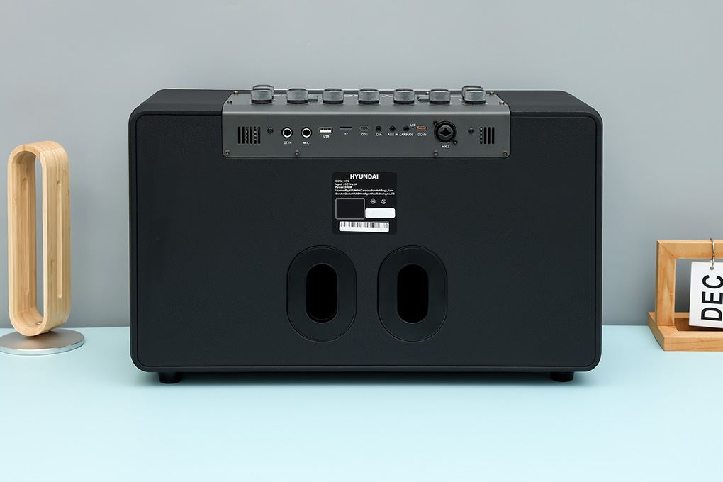 Loa Bluetooth karaoke Hyundai H9S 300W Màu Đen