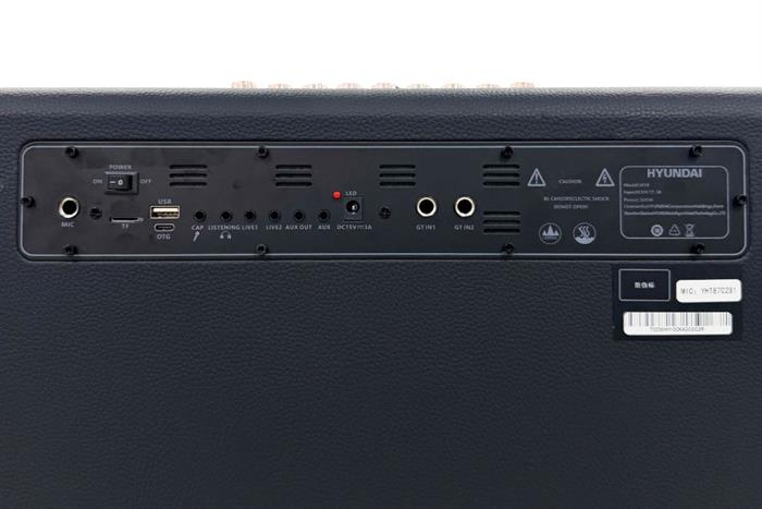 Loa Bluetooth karaoke Hyundai H10 300W Màu Đen