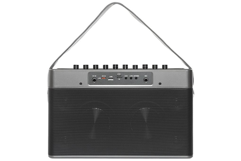 Loa Bluetooth karaoke Hyundai HD18 200W Màu Đen