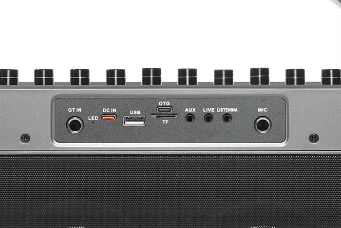 Loa Bluetooth karaoke Hyundai HD18 200W Màu Đen