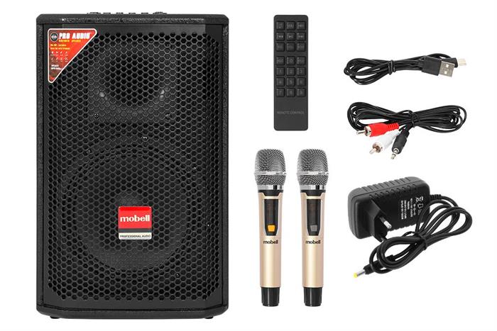 Loa karaoke xách tay Mobell MK-2790A 300W Màu Đen