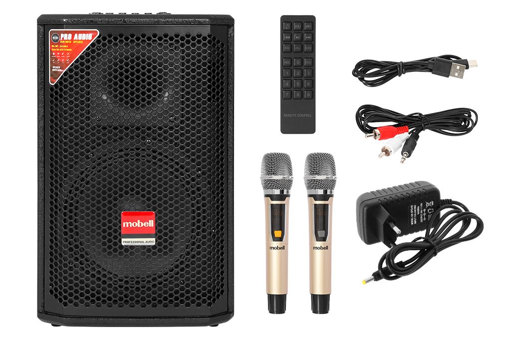 Loa karaoke xách tay Mobell MK-2790A 300W Màu Đen