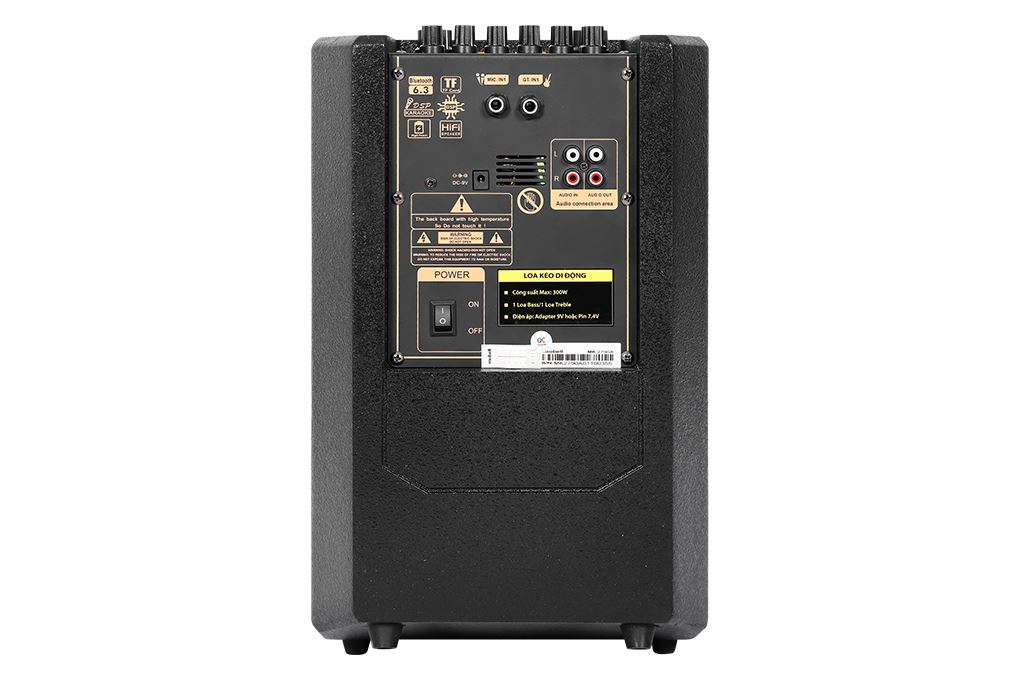 Loa karaoke xách tay Mobell MK-2790A 300W Màu Đen