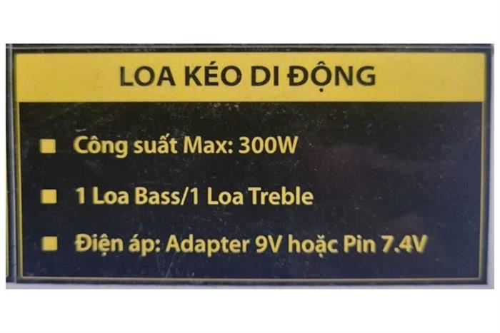 Loa karaoke xách tay Mobell MK-2790A 300W Màu Đen