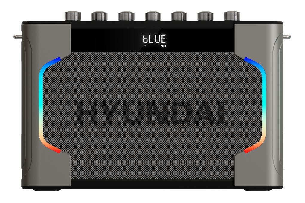Loa karaoke xách tay Hyundai HD0303 200W Màu Đen