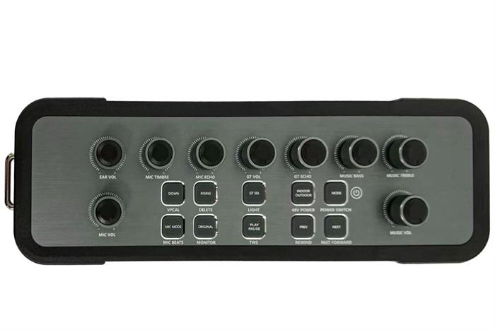 Loa karaoke xách tay Hyundai HD0303 200W Màu Đen