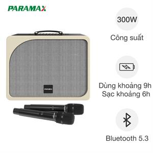 Loa karaoke xách tay Paramax Evox Black Leather