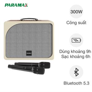Loa karaoke xách tay Paramax Evox Brown Leather