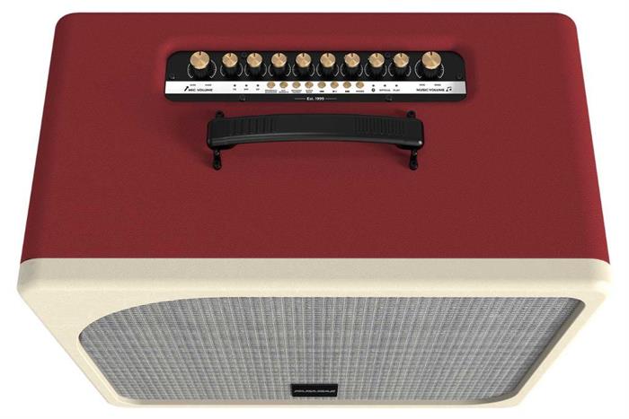 Loa karaoke xách tay Paramax Evox Red Leather 300W Màu Đỏ