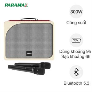 Loa karaoke xách tay Paramax Evox Red Leather