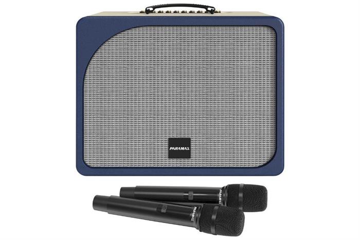 Loa karaoke xách tay Paramax Evox Cream Leather 300W Màu Vàng nhạt
