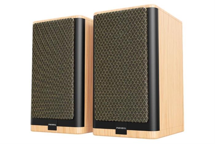 Cặp loa karaoke Paramax Homi 6 Smart Light Oak 150W Màu Nâu nhạt