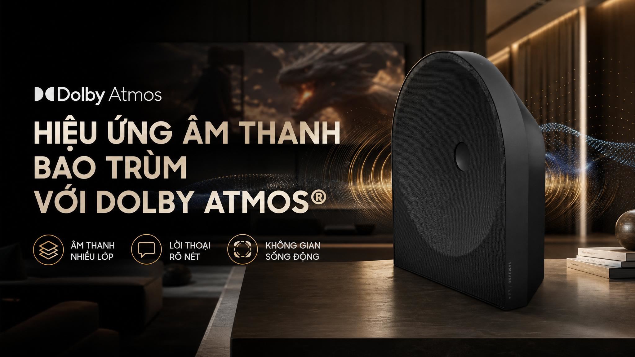 Loa Samsung Music Studio HW-LS50H/XV 70W Màu Đen