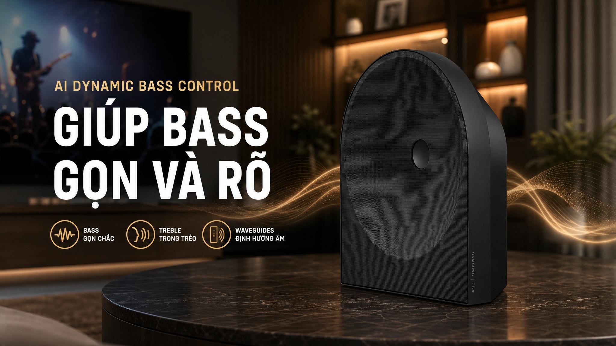 Loa Samsung Music Studio HW-LS50H/XV 70W Màu Đen