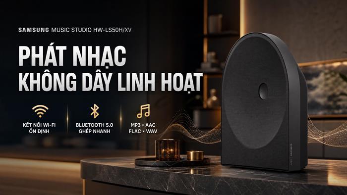 Loa Samsung Music Studio HW-LS50H/XV 70W Màu Đen