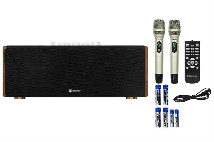 Loa karaoke Sumico All-in-one HS52 150W Màu Đen - Cam