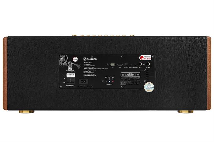Loa karaoke Sumico All-in-one HS52 150W Màu Đen - Cam