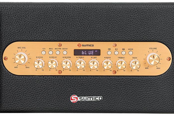 Loa karaoke Sumico All-in-one HS54 200W Màu Đen - Cam