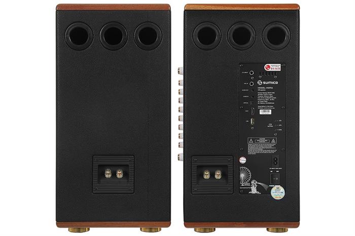 Cặp loa karaoke Sumico All-in-one HSP54 200W Màu Đen - Cam