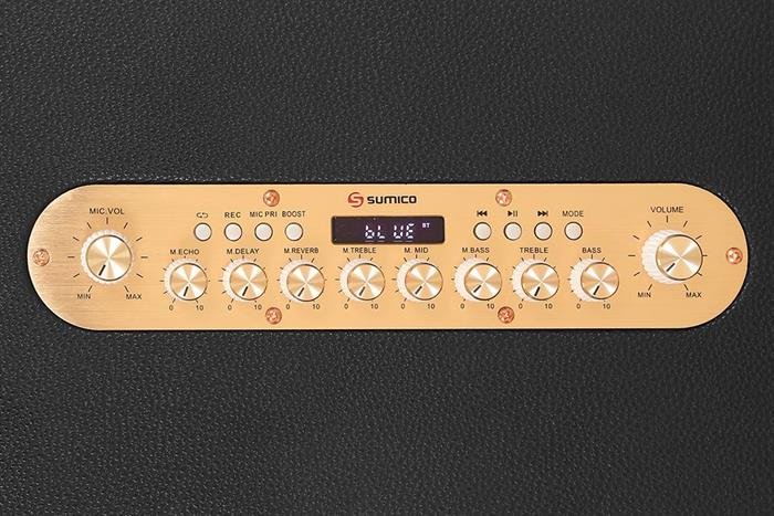 Cặp loa karaoke Sumico All-in-one HSP54 200W Màu Đen - Cam