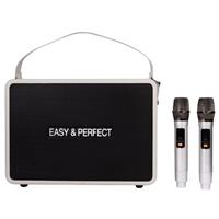 Loa karaoke xách tay Easy & Perfect EP-Volcano 200W - Xám