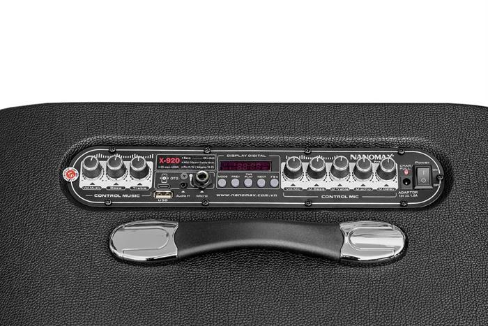 Loa karaoke xách tay Nanomax X-920 420W Màu Đen