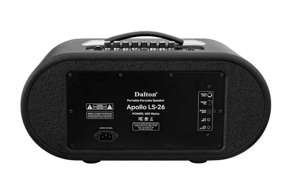 Loa karaoke xách tay Dalton Apollo LS26 450W Màu Đen
