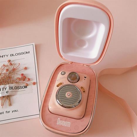 Loa Bluetooth Divoom Beetles-FM Pink Màu Hồng